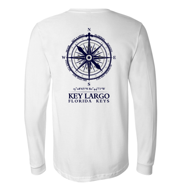 KEY LARGO T-Shirt Uomo Klmastering Round – Cotone Morbido, Stampe Davanti E Retro