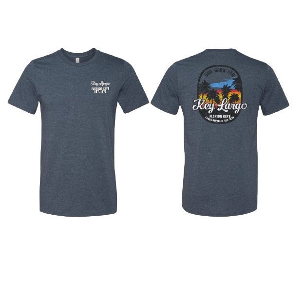 Key Largo Sunset Palms T Shirt Largo Cargo Co